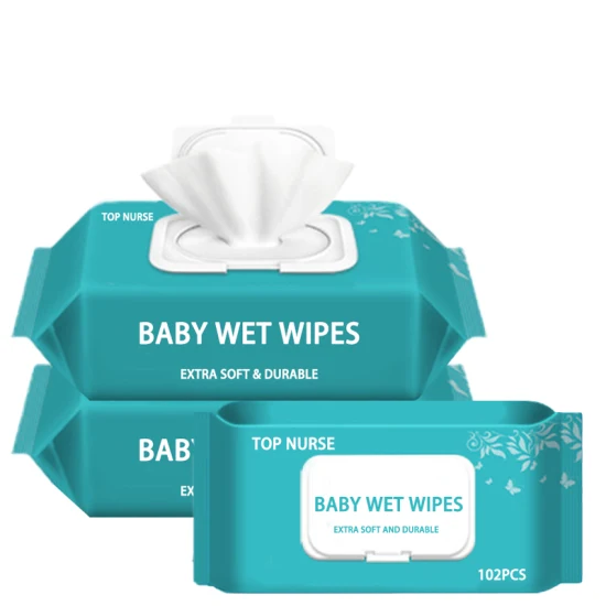 Горячие продажи OEM на заводе детские очищающие влажные салфетки для лица Waterwipes